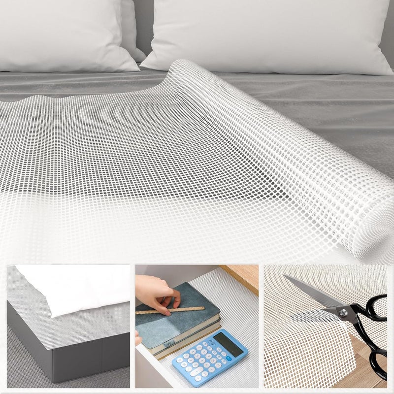 Comfypad - Silicone Mattress Gripper Queen, 54 x 72 in, Rug Slide Stopper, Non-Slip Grip Pad, Keep Mattress from Sliding for Bed, Sofa, Couch, Chair Cushion - Image 4